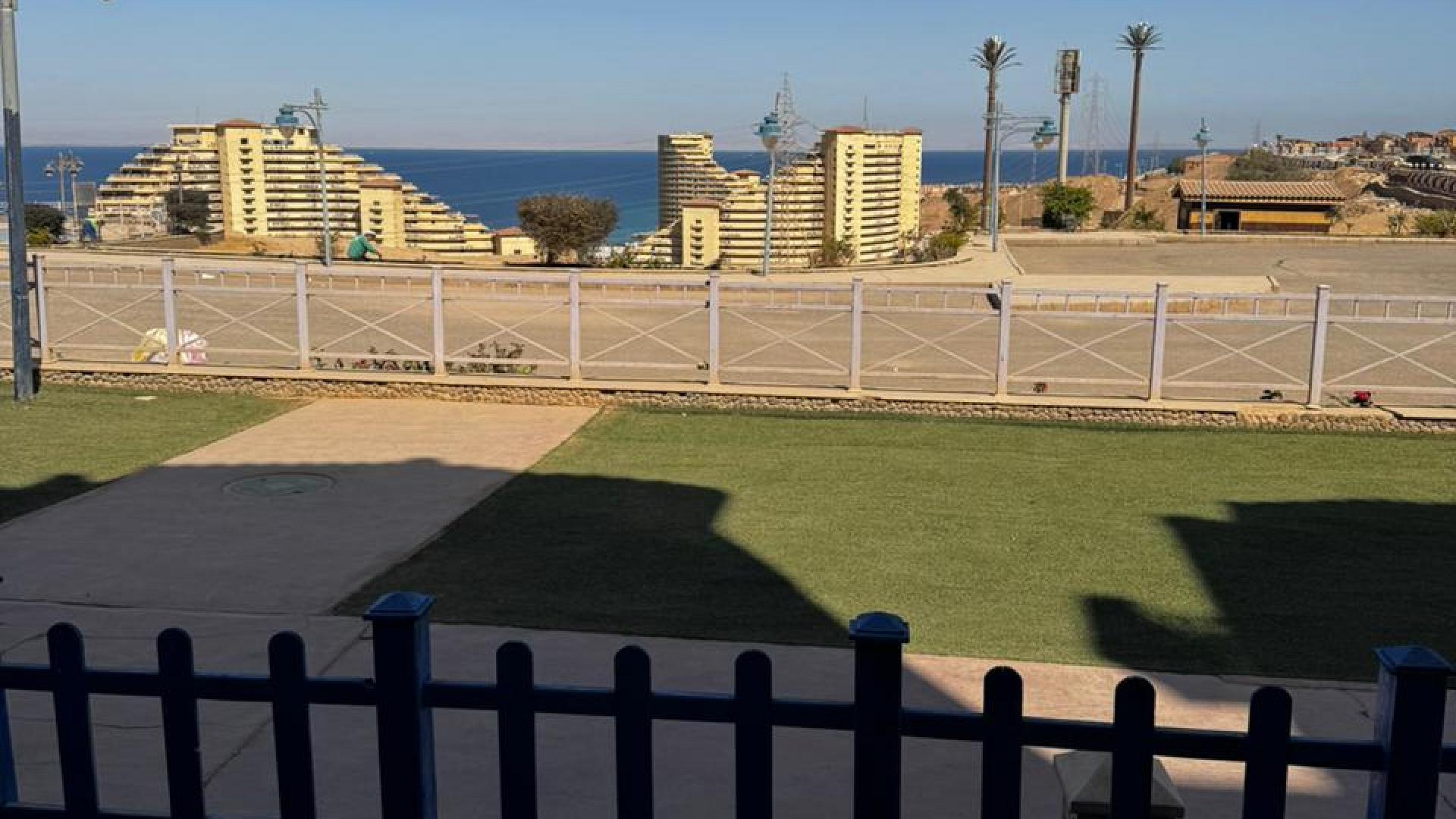 شاليه بسعر ممتاز بفيو روعه عالبحر 100م _ غرفتين 